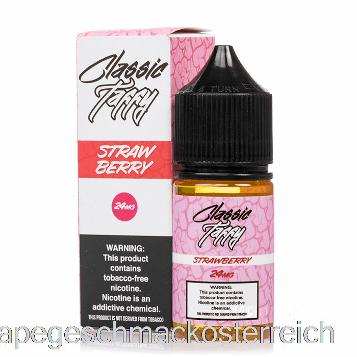 Erdbeer-Klassiker-Taffy – Syn-Salze – 30 Ml, 48 Mg Vape-Geschmack